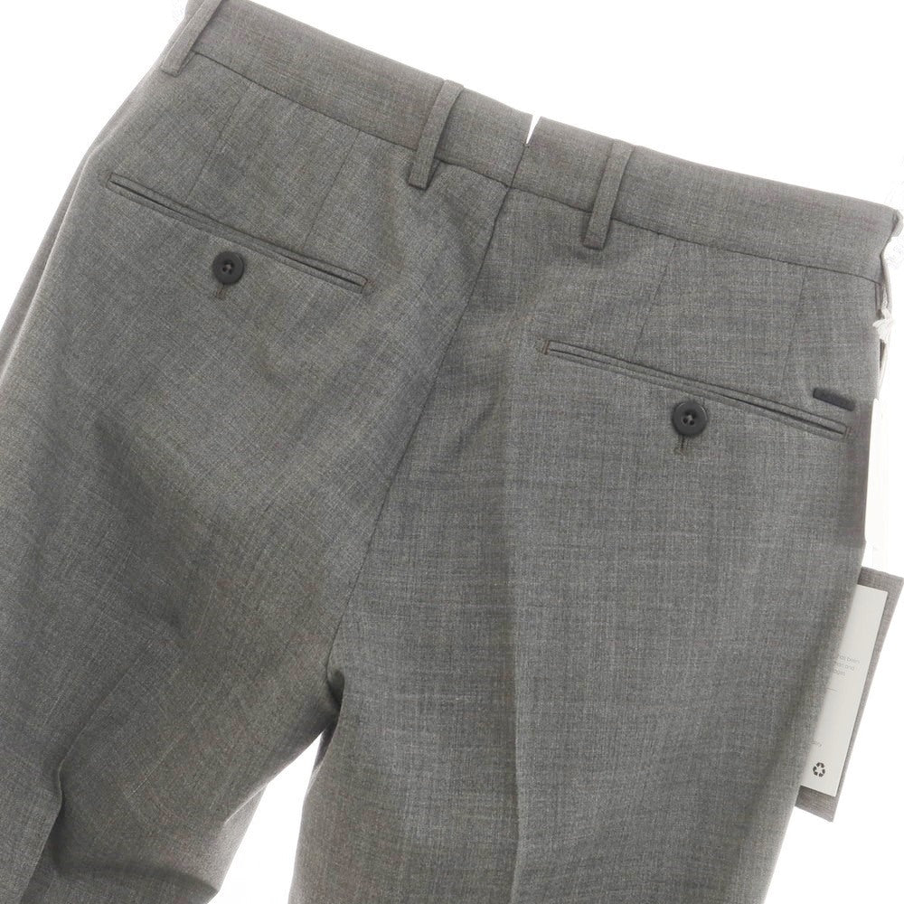 [New] INCOTEX SLOWEAR 35-type TEKNOSARTORIAL stretch polyester wool dress slacks pants, medium gray (03) [44] [Condition rank N] [Men&