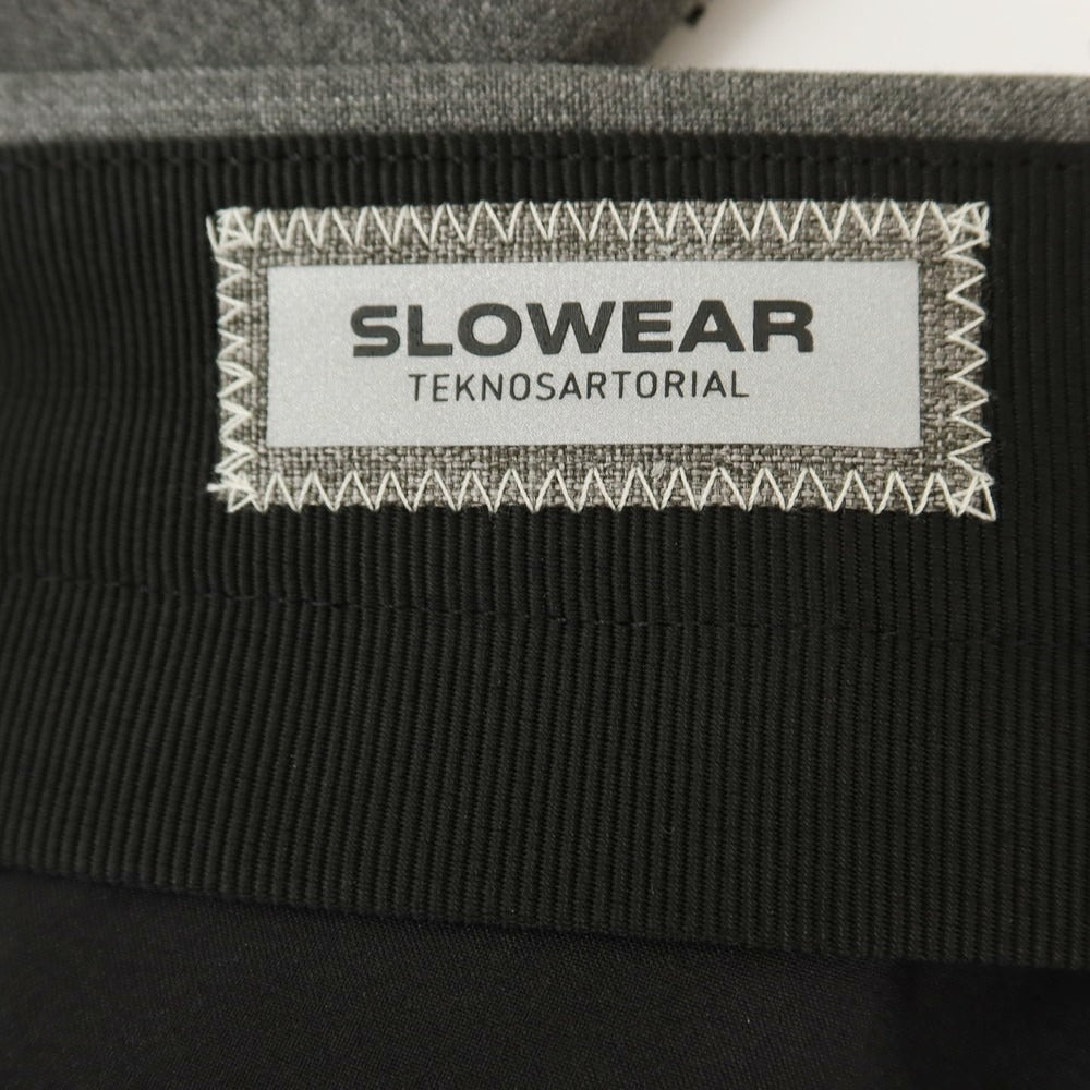 [New] INCOTEX SLOWEAR 35-type TEKNOSARTORIAL stretch polyester wool dress slacks pants, medium gray (03) [44] [Condition rank N] [Men&