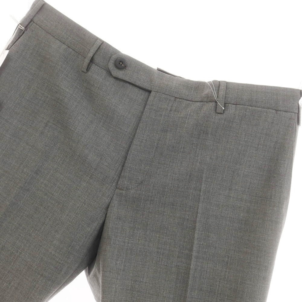 [New] INCOTEX SLOWEAR 35-type TEKNOSARTORIAL stretch polyester wool dress slacks pants, medium gray (03) [52] [Condition rank N] [Men&