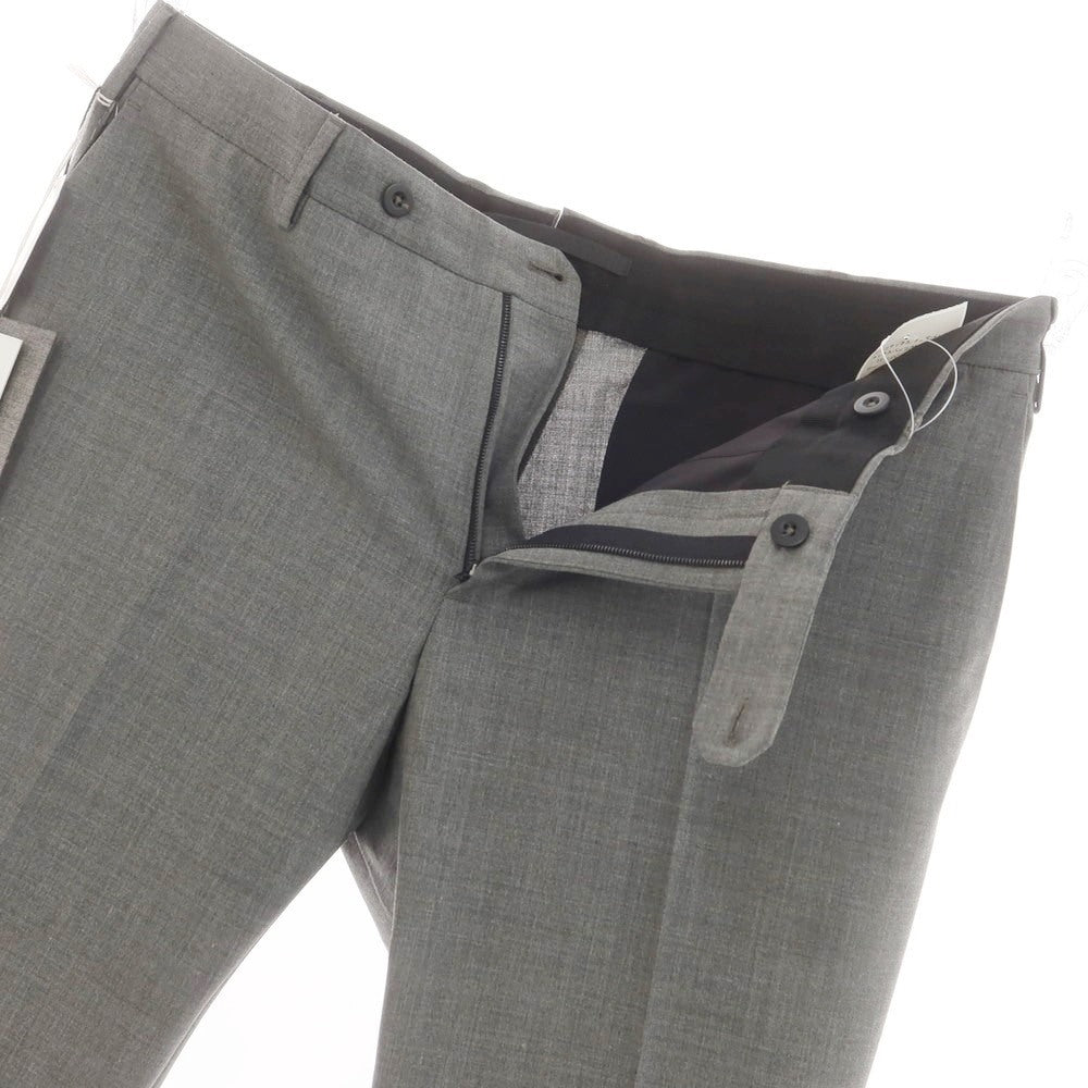 [New] INCOTEX SLOWEAR 35-type TEKNOSARTORIAL stretch polyester wool dress slacks pants, medium gray (03) [52] [Condition rank N] [Men&