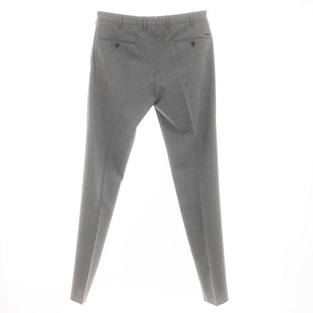[New] INCOTEX SLOWEAR 35-type TEKNOSARTORIAL stretch polyester wool dress slacks pants, medium gray (03) [52] [Condition rank N] [Men&