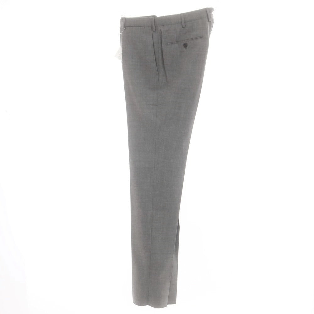 [New] INCOTEX SLOWEAR 35-type TEKNOSARTORIAL stretch polyester wool dress slacks pants, medium gray (03) [52] [Condition rank N] [Men&