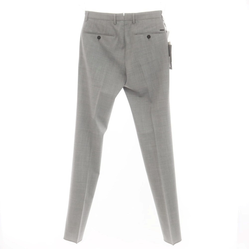 【新品】インコテックス スローウェア INCOTEX SLOWEAR 35型 TEKNOSARTORIAL ストレッチポリエステルウール ドレススラックスパンツ ライトグレー（02）【 44 】【 状態ランクN 】【 メンズ 】
[BPD]