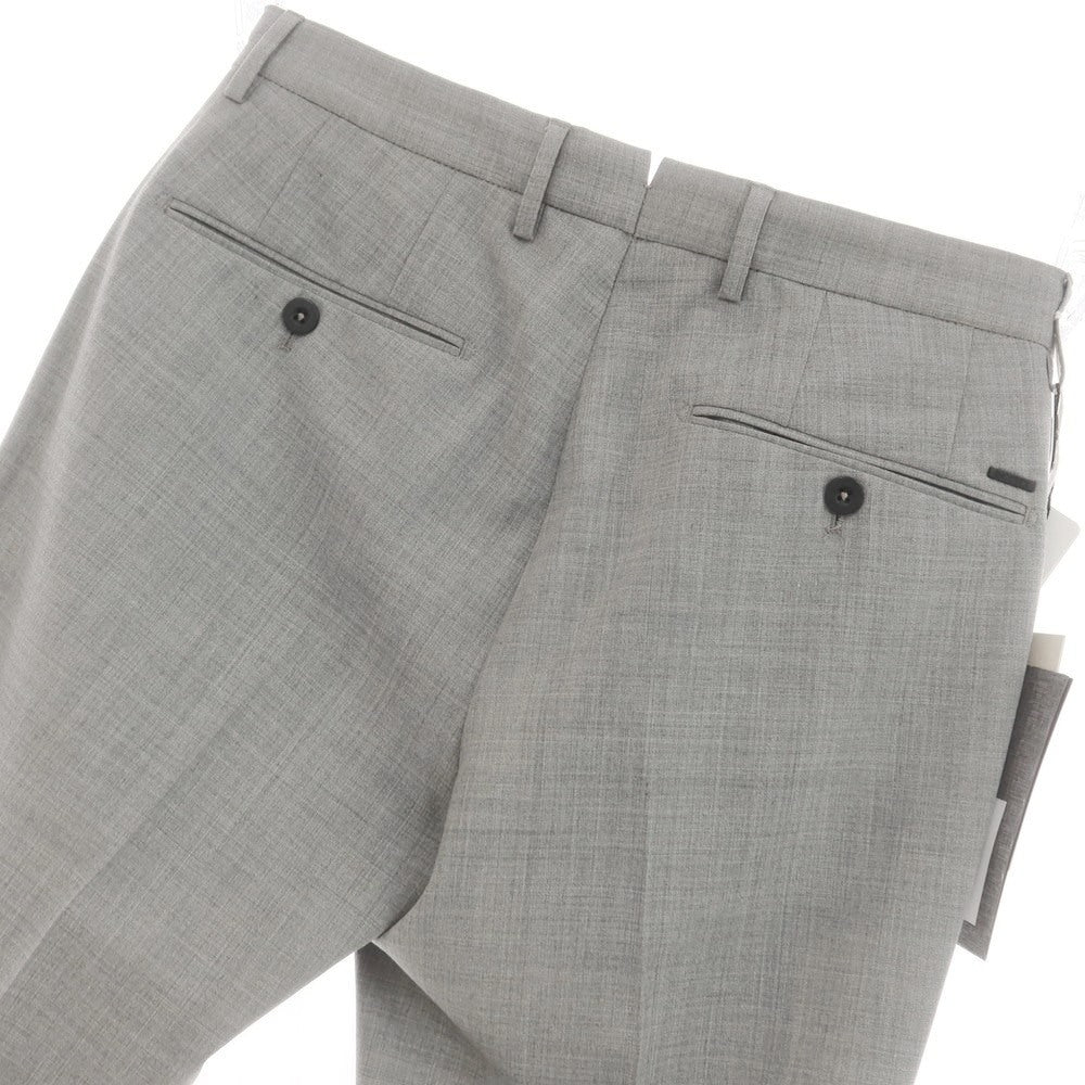 【新品】インコテックス スローウェア INCOTEX SLOWEAR 35型 TEKNOSARTORIAL ストレッチポリエステルウール ドレススラックスパンツ ライトグレー（02）【 44 】【 状態ランクN 】【 メンズ 】
[BPD]