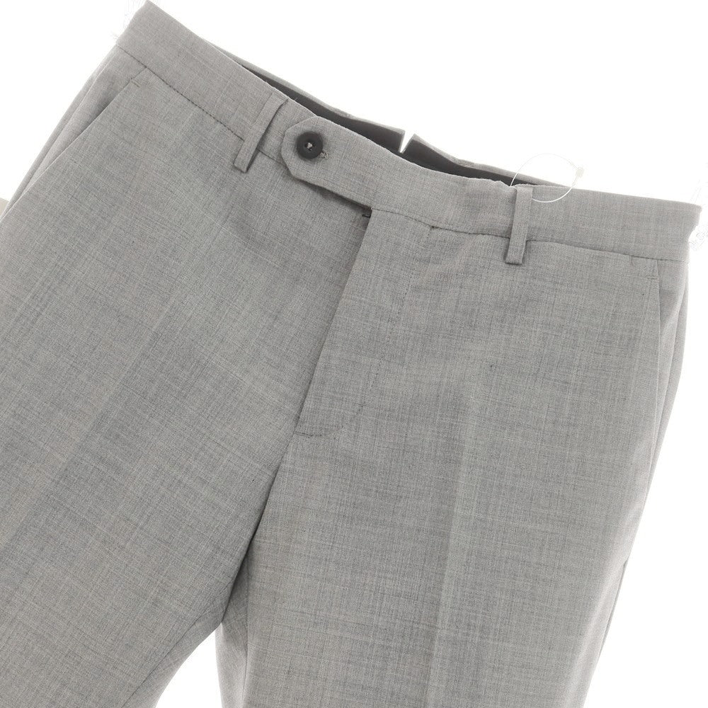 [New] INCOTEX SLOWEAR 35-type TEKNOSARTORIAL stretch polyester wool dress slacks pants light gray (02) [44] [Condition rank N] [Men&