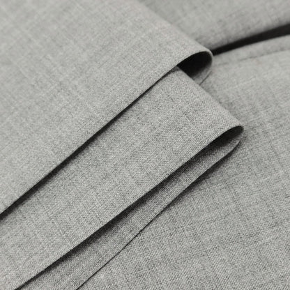 【新品】インコテックス スローウェア INCOTEX SLOWEAR 35型 TEKNOSARTORIAL ストレッチポリエステルウール ドレススラックスパンツ ライトグレー（02）【 46 】【 状態ランクN 】【 メンズ 】
[APD]