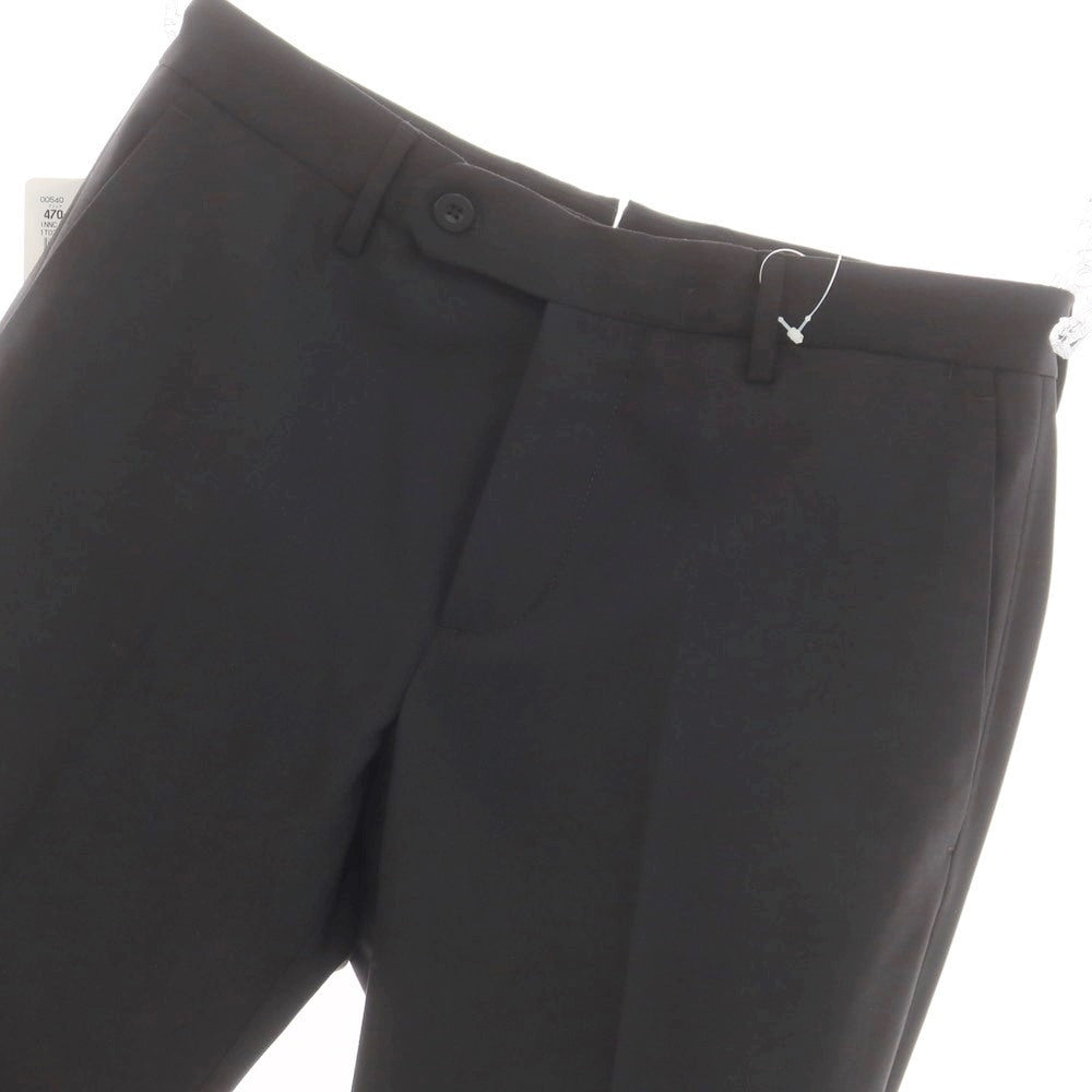[New] INCOTEX SLOWEAR 35-type TEKNOSARTORIAL stretch polyester wool dress slacks pants black (08) [44] [Condition rank N] [Men&