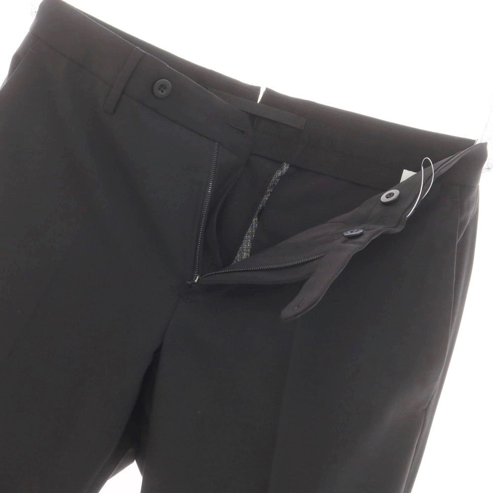 [New] INCOTEX SLOWEAR 35-type TEKNOSARTORIAL stretch polyester wool dress slacks pants black (08) [44] [Condition rank N] [Men&