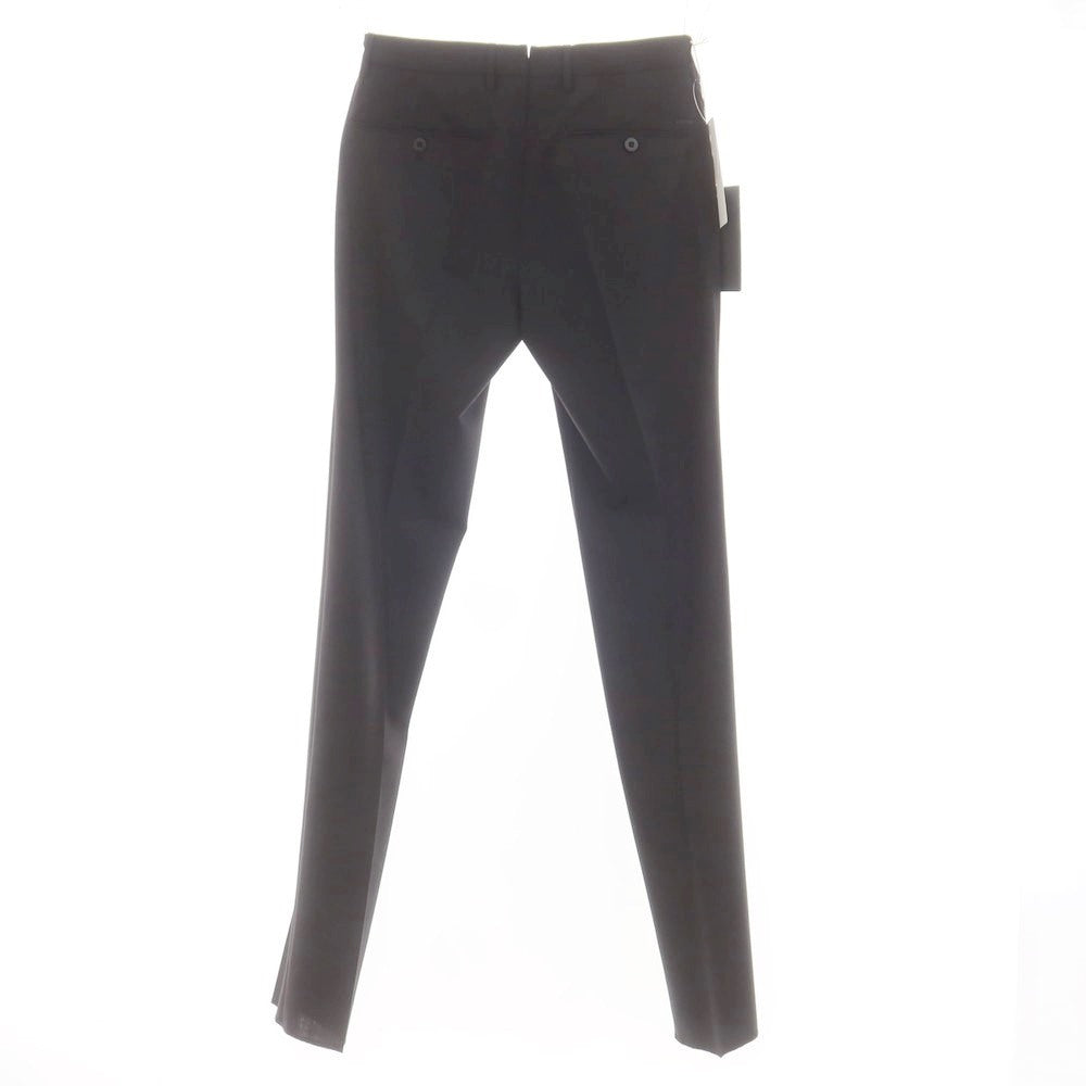 [New] INCOTEX SLOWEAR 35-type TEKNOSARTORIAL stretch polyester wool dress slacks pants black (08) [44] [Condition rank N] [Men&