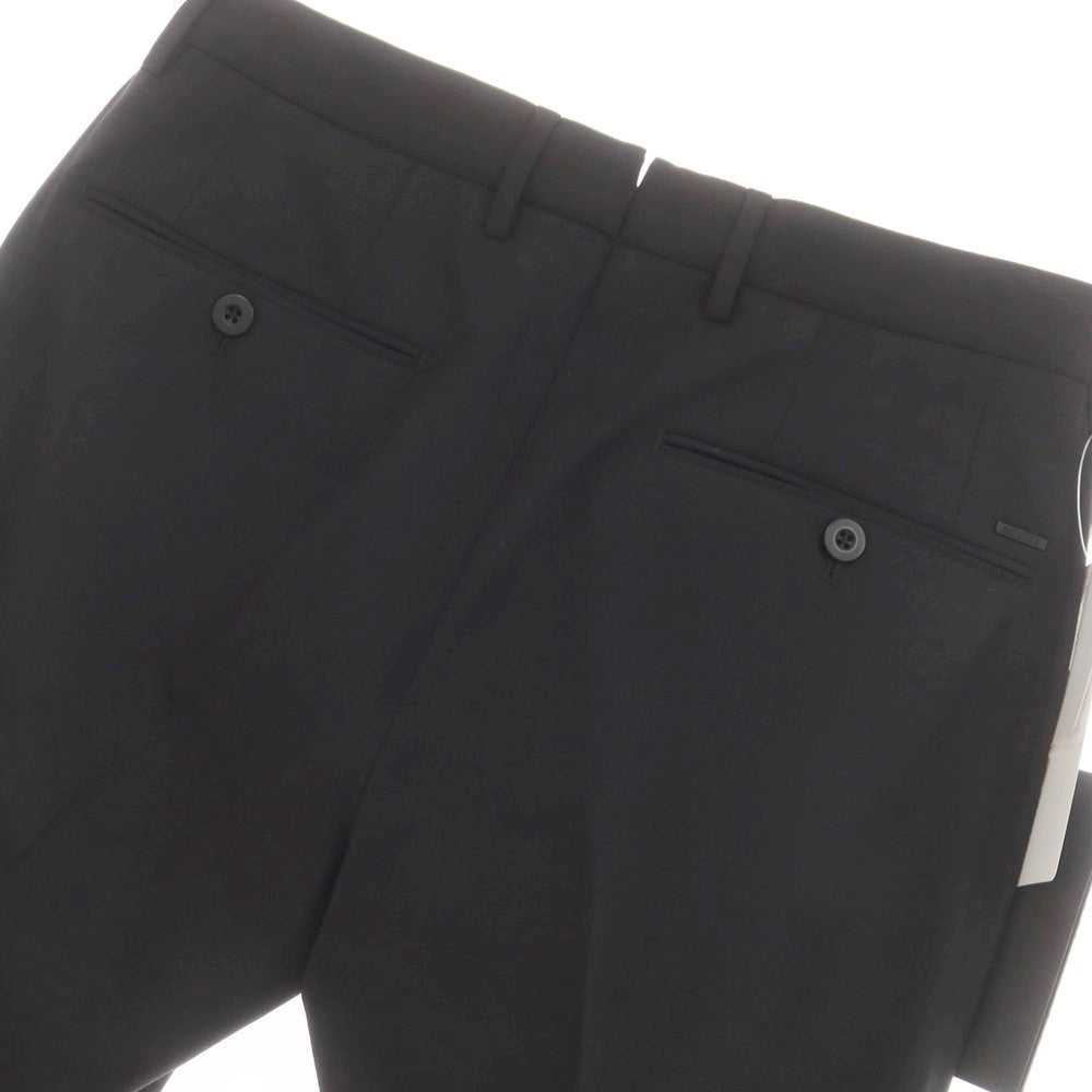 [New] INCOTEX SLOWEAR 35-type TEKNOSARTORIAL stretch polyester wool dress slacks pants black (08) [44] [Condition rank N] [Men&