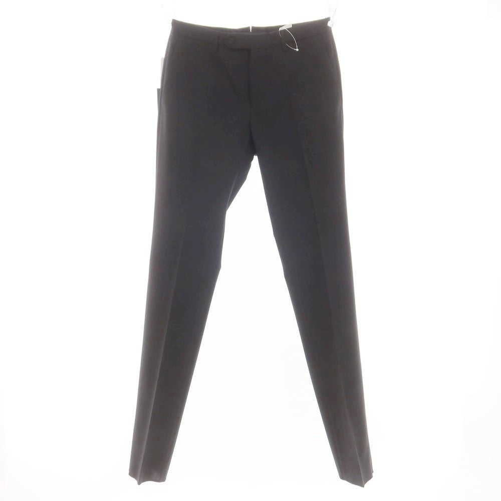 [New] INCOTEX SLOWEAR 35-type TEKNOSARTORIAL stretch polyester wool dress slacks pants black (08) [46] [Condition rank N] [Men&