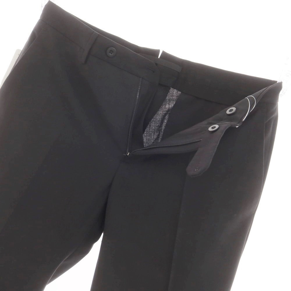 [New] INCOTEX SLOWEAR 35-type TEKNOSARTORIAL stretch polyester wool dress slacks pants black (08) [46] [Condition rank N] [Men&