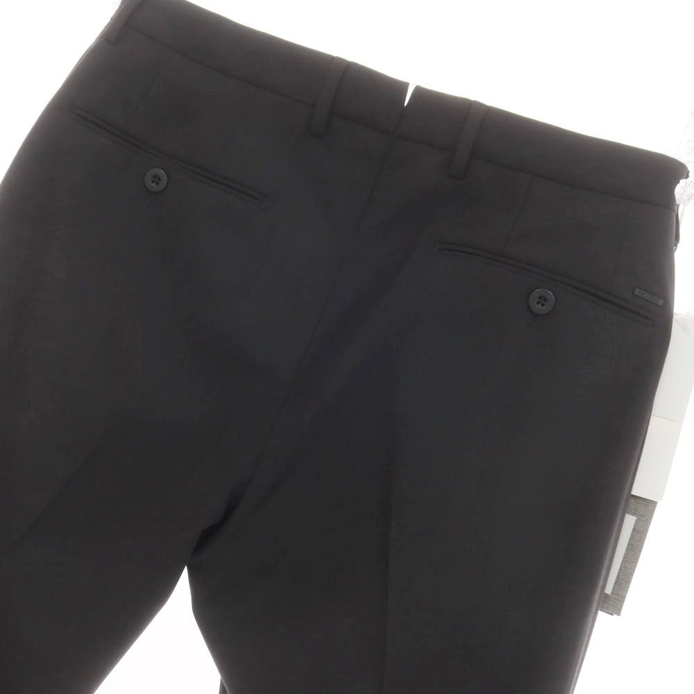 [New] INCOTEX SLOWEAR 35-type TEKNOSARTORIAL stretch polyester wool dress slacks pants black (08) [46] [Condition rank N] [Men&