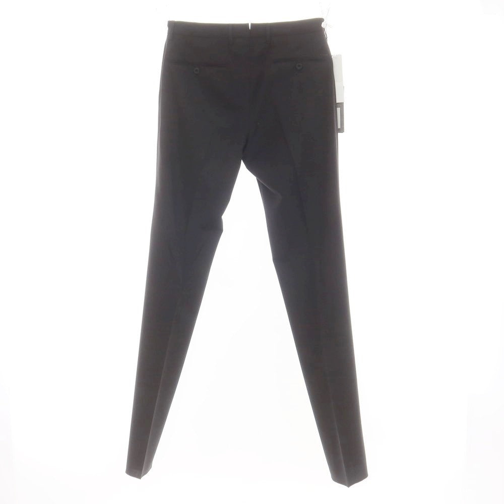 [New] INCOTEX SLOWEAR 35-type TEKNOSARTORIAL stretch polyester wool dress slacks pants black (08) [48] [Condition rank N] [Men&