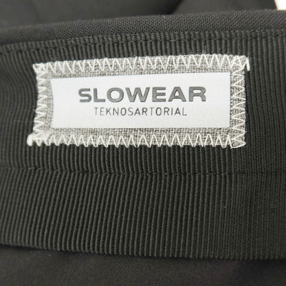 [New] INCOTEX SLOWEAR 35-type TEKNOSARTORIAL stretch polyester wool dress slacks pants black (08) [48] [Condition rank N] [Men&