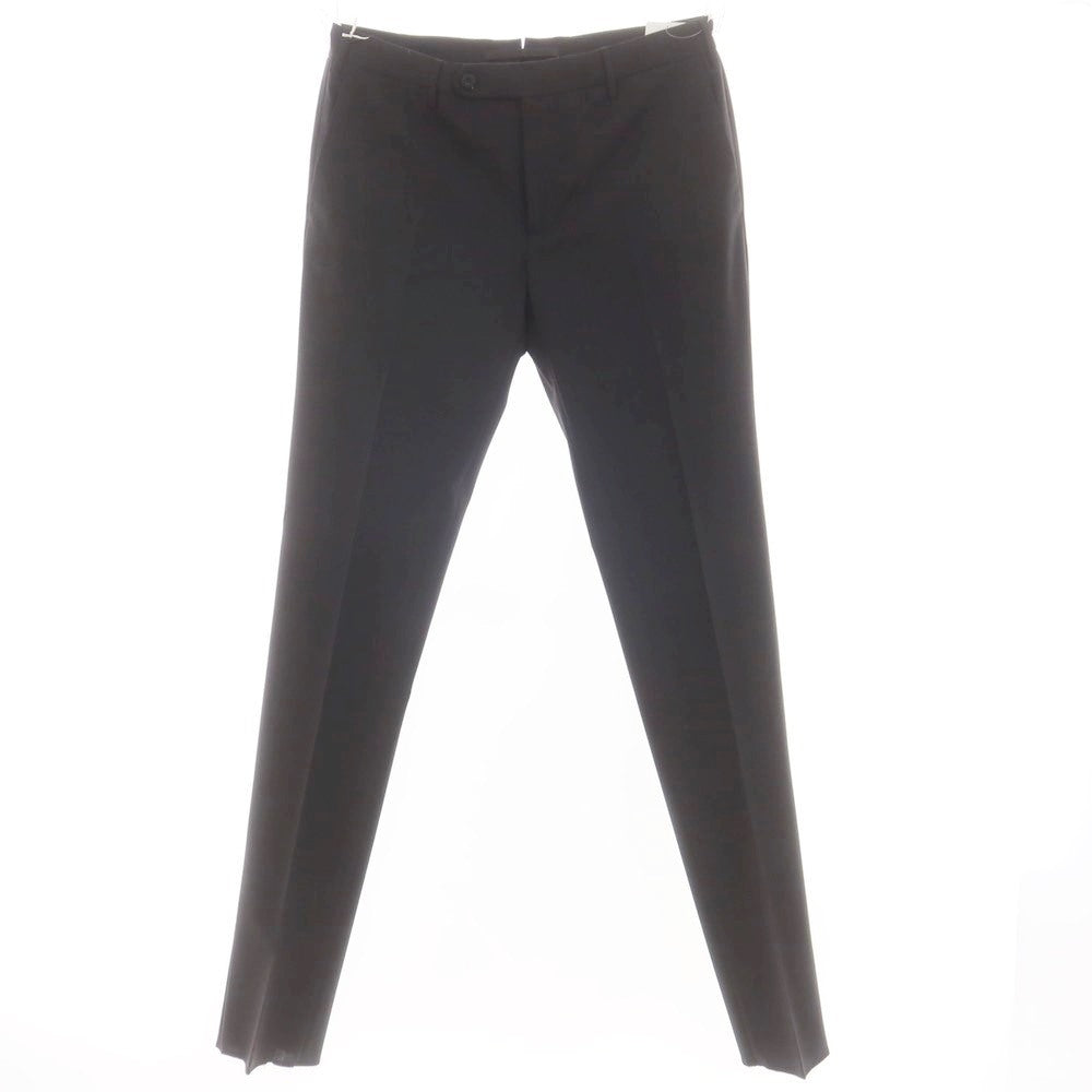 [New] INCOTEX SLOWEAR 35-type TEKNOSARTORIAL stretch polyester wool dress slacks pants black (08) [50] [Condition rank N] [Men&