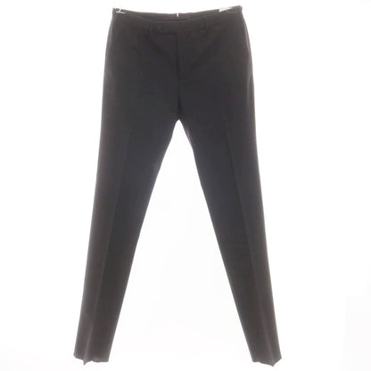 [New] INCOTEX SLOWEAR 35-type TEKNOSARTORIAL stretch polyester wool dress slacks pants black (08) [50] [Condition rank N] [Men&