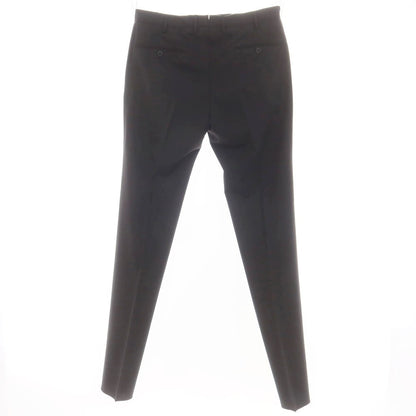 [New] INCOTEX SLOWEAR 35-type TEKNOSARTORIAL stretch polyester wool dress slacks pants black (08) [50] [Condition rank N] [Men&