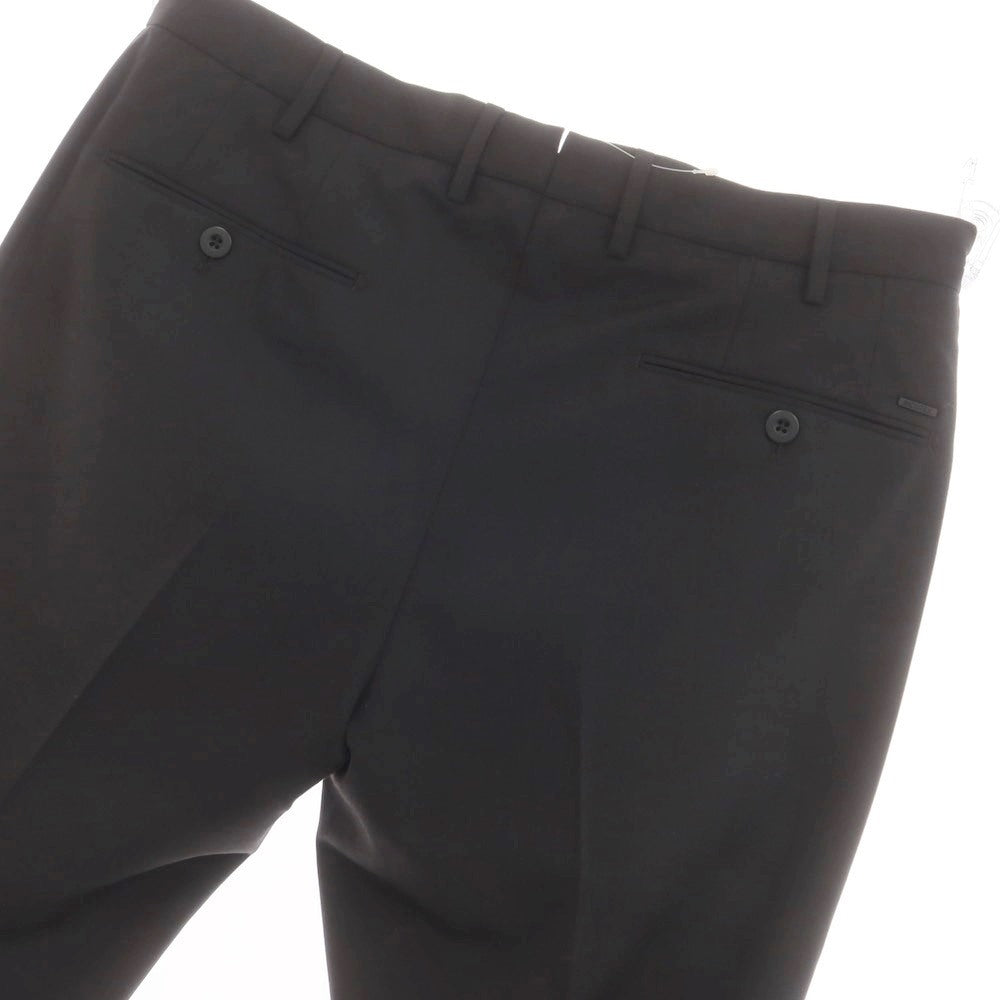 [New] INCOTEX SLOWEAR 35-type TEKNOSARTORIAL stretch polyester wool dress slacks pants black (08) [52] [Condition rank N] [Men&