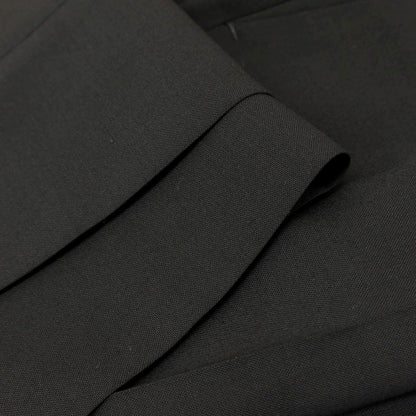 [New] INCOTEX SLOWEAR 35-type TEKNOSARTORIAL stretch polyester wool dress slacks pants black (08) [52] [Condition rank N] [Men&