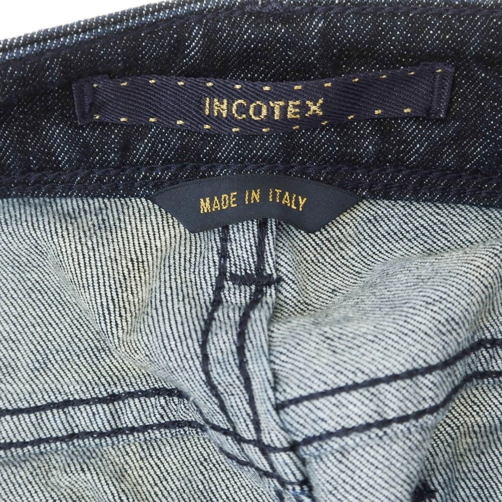 [New Outlet] INCOTEX BLUE DIVISION Slim Stretch Denim Pants Indigo [30] [Condition Rank N-] [Men&