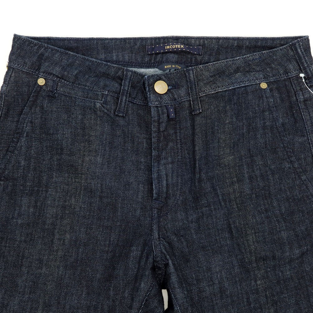 [New Outlet] INCOTEX BLUE DIVISION Slim Stretch Denim Pants Indigo [32] [Condition Rank N-] [Men&