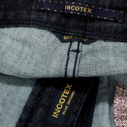 [New Outlet] INCOTEX BLUE DIVISION Slim Stretch Denim Pants Jeans Indigo [32] [Condition Rank N-] [Men&