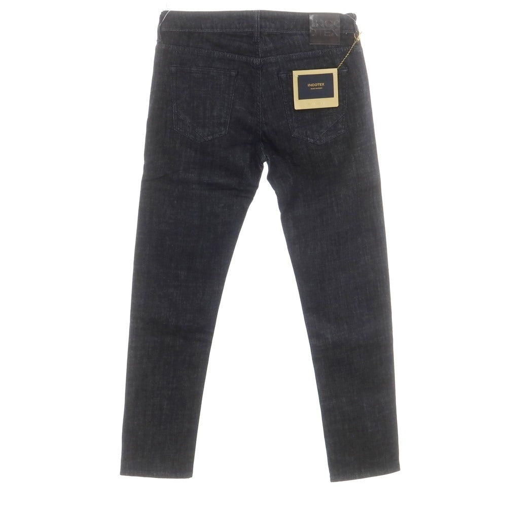 [New Outlet] INCOTEX BLUE DIVISION Slim Stretch Denim Pants Jeans Indigo [33] [Condition Rank N-] [Men&