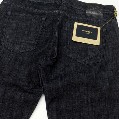 [New Outlet] INCOTEX BLUE DIVISION Slim Stretch Denim Pants Jeans Indigo [33] [Condition Rank N-] [Men&