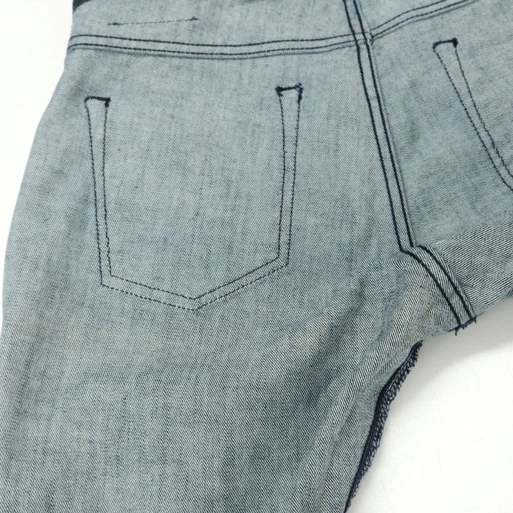 [New Outlet] INCOTEX BLUE DIVISION Slim Stretch Denim Pants Jeans Indigo [33] [Condition Rank N-] [Men&