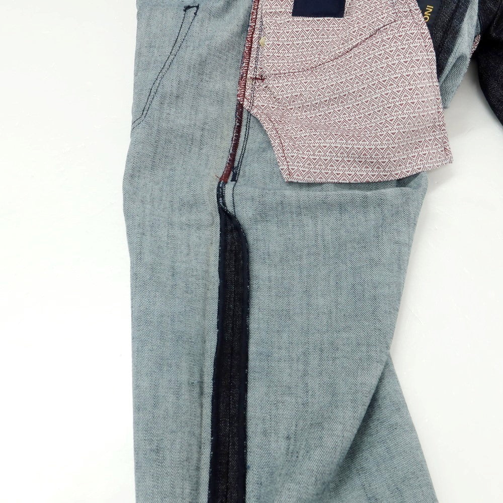 [New Outlet] INCOTEX BLUE DIVISION Slim Stretch Denim Pants Jeans Indigo [33] [Condition Rank N-] [Men&