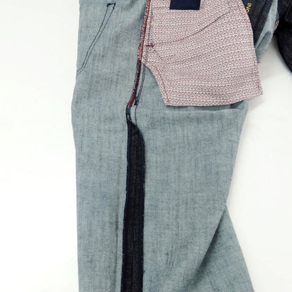 [New Outlet] INCOTEX BLUE DIVISION Slim Stretch Denim Pants Jeans Indigo [33] [Condition Rank N-] [Men&