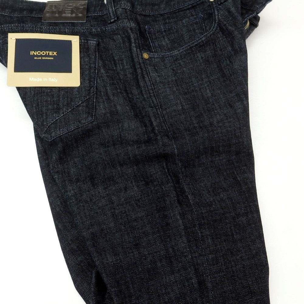 [New Outlet] INCOTEX BLUE DIVISION Slim Stretch Denim Pants Jeans Indigo [33] [Condition Rank N-] [Men&