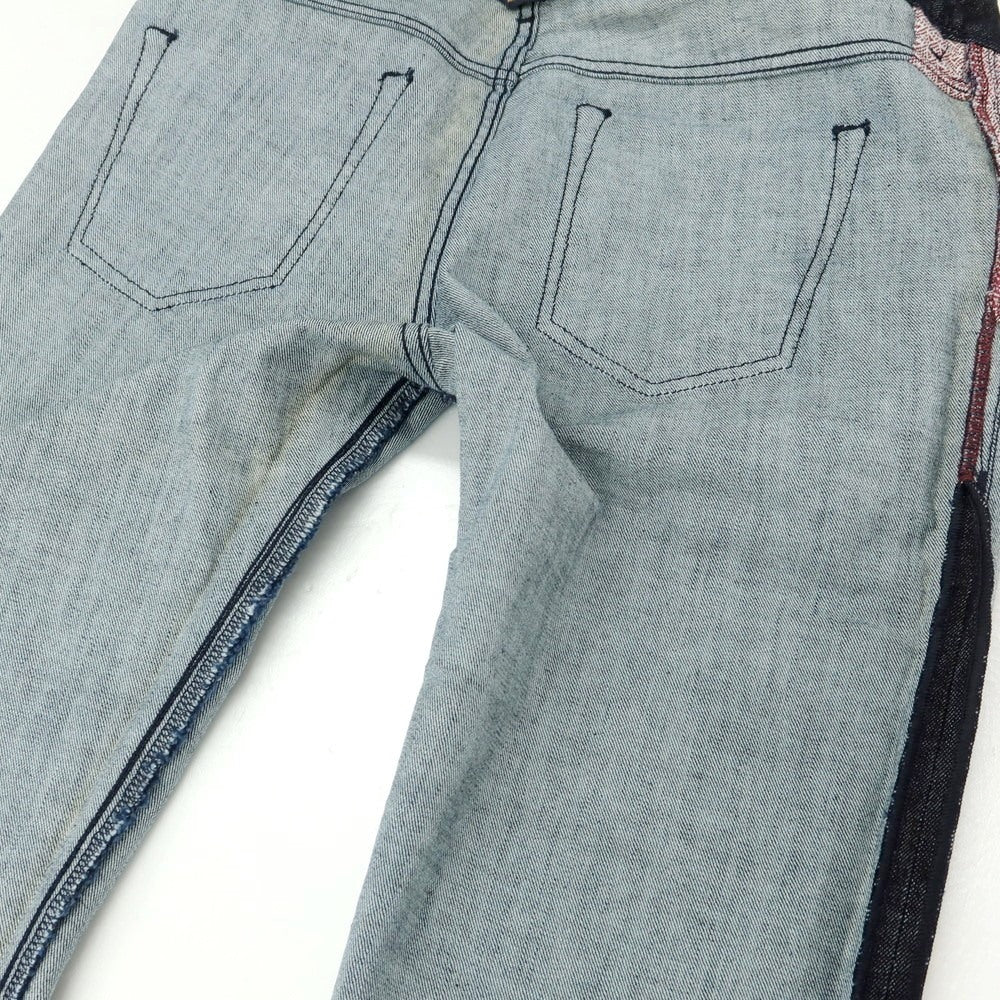 [New Outlet] INCOTEX BLUE DIVISION Slim Stretch Denim Pants Jeans Indigo [33] [Condition Rank N-] [Men&