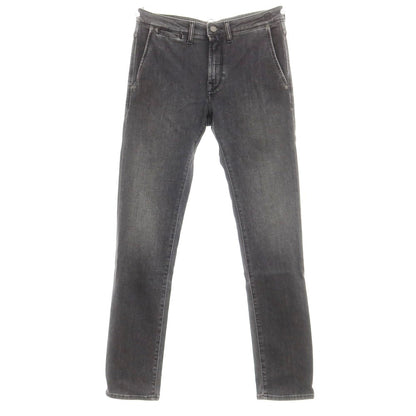 [New] INCOTEX BLUE DIVISION Slim Stretch Denim Pants Jeans Gray Black [33] [Condition Rank N] [Men&