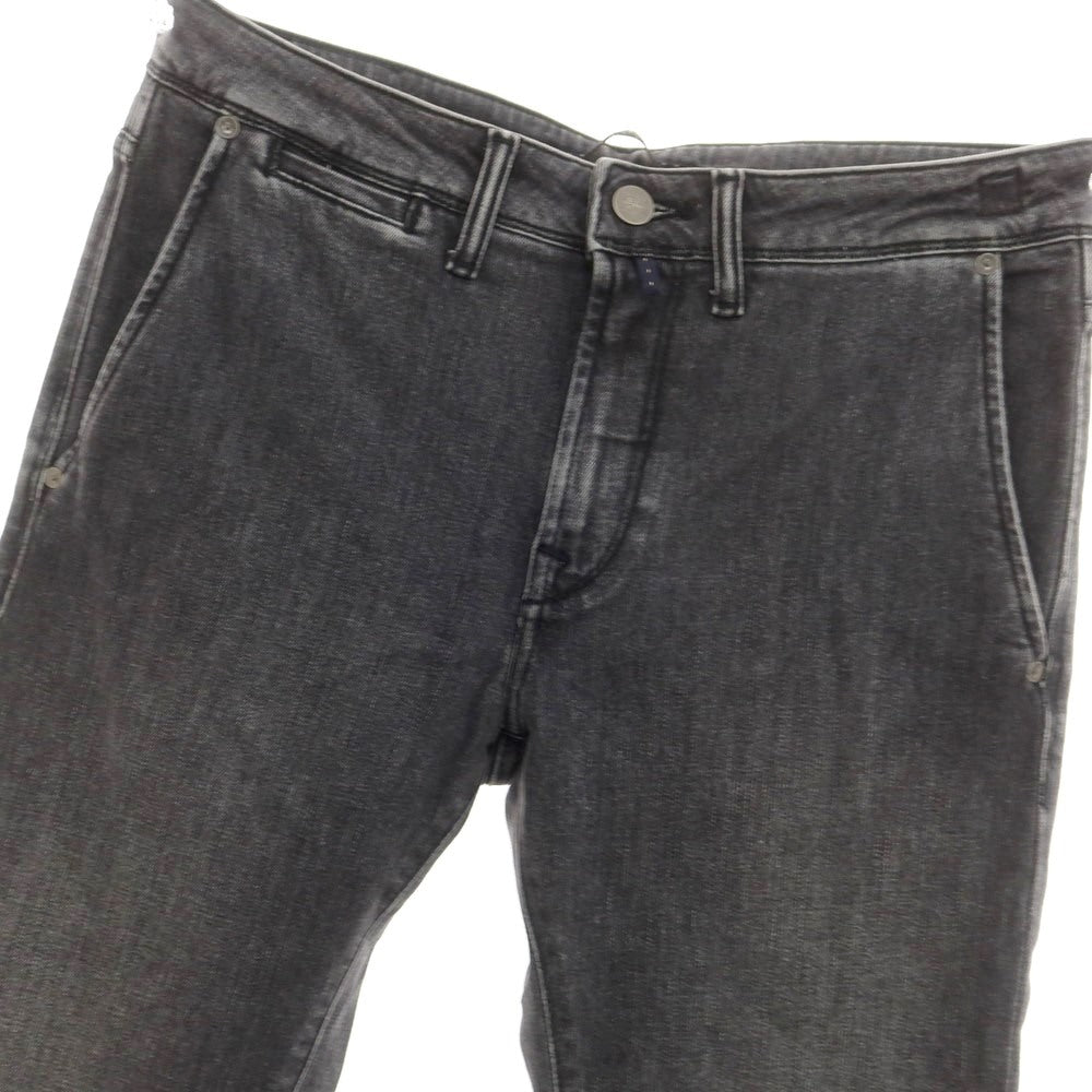 [New] INCOTEX BLUE DIVISION Slim Stretch Denim Pants Jeans Gray Black [33] [Condition Rank N] [Men&