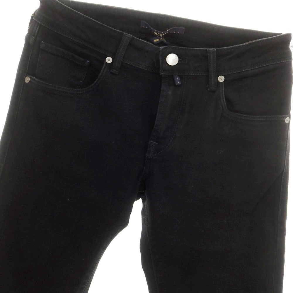 [New] INCOTEX BLUE DIVISION Slim Stretch Denim Jeans Black [31] [Condition Rank N] [Men&