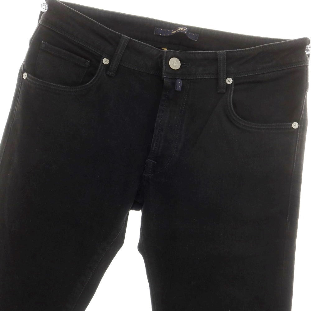 [New] INCOTEX BLUE DIVISION Slim Stretch Denim Jeans Black [33] [Condition Rank N] [Men&