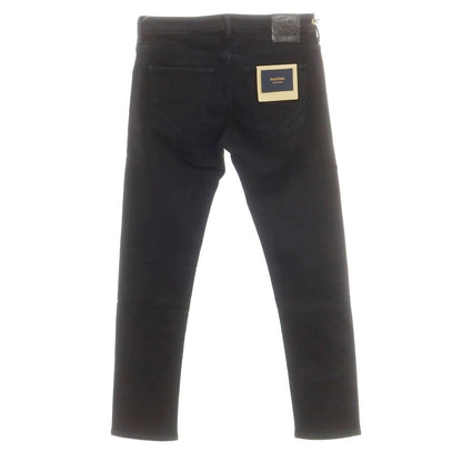 [New] INCOTEX BLUE DIVISION Slim Stretch Denim Jeans Black [33] [Condition Rank N] [Men&