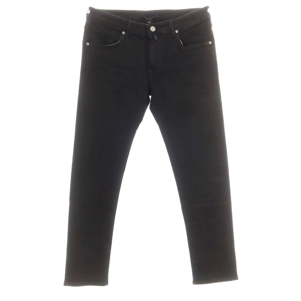 [New] INCOTEX BLUE DIVISION Slim Stretch Denim Jeans Black [34] [Condition Rank N] [Men&