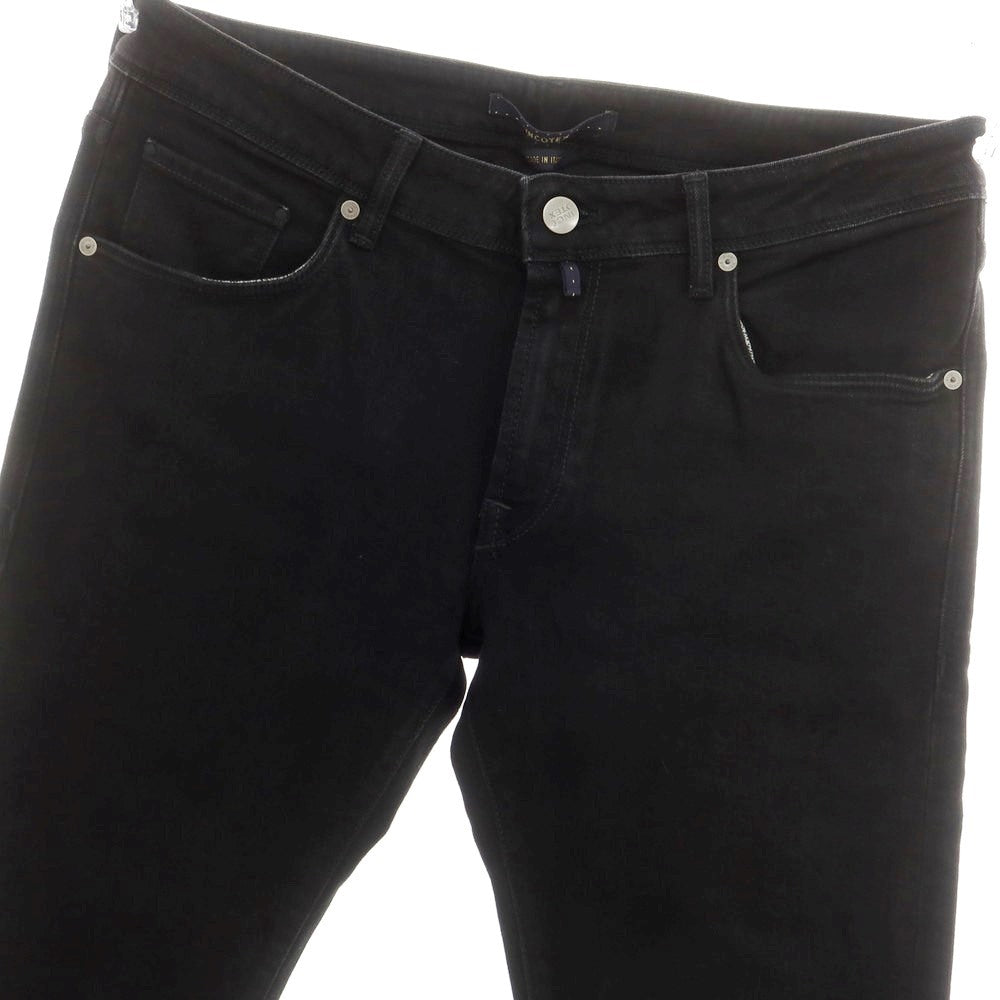 [New] INCOTEX BLUE DIVISION Slim Stretch Denim Jeans Black [34] [Condition Rank N] [Men&