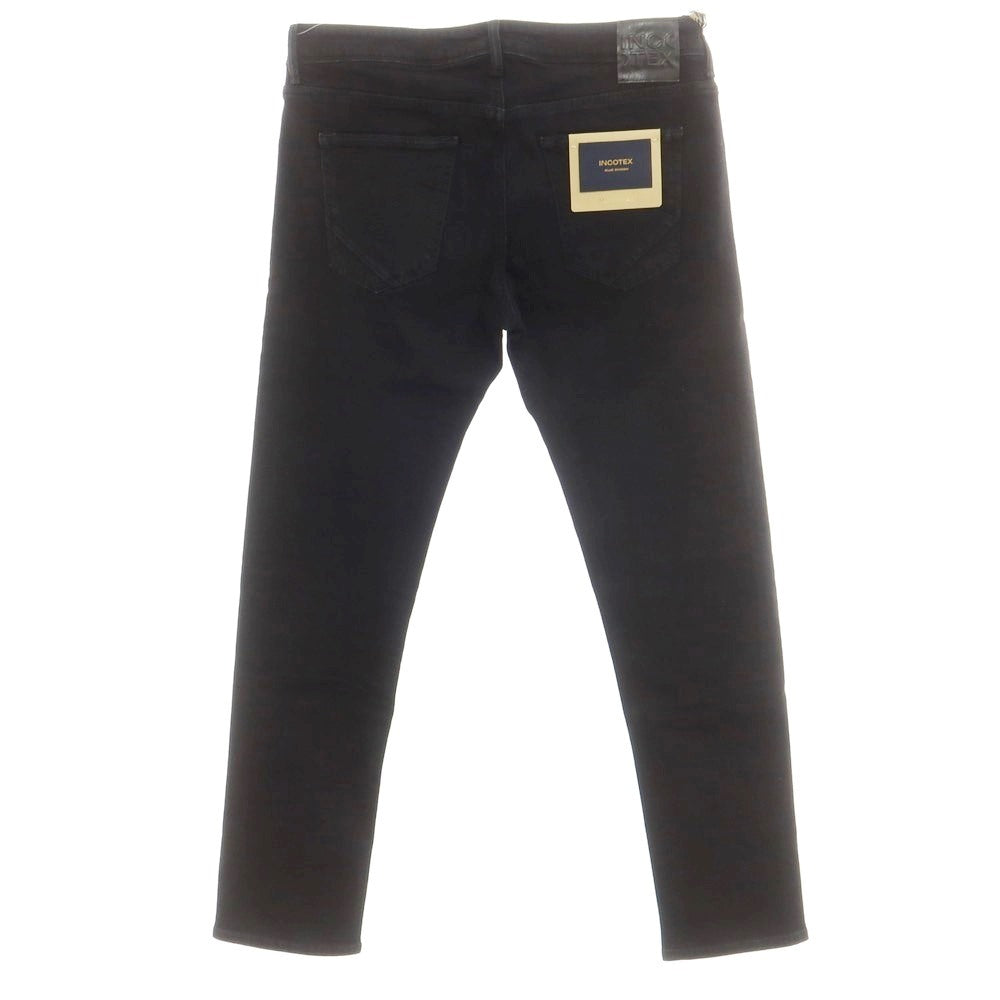 [New] INCOTEX BLUE DIVISION Slim Stretch Denim Jeans Black [34] [Condition Rank N] [Men&