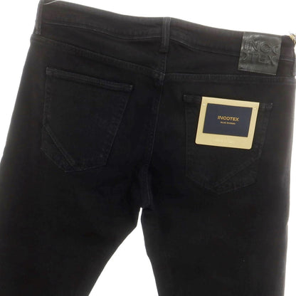 [New] INCOTEX BLUE DIVISION Slim Stretch Denim Jeans Black [34] [Condition Rank N] [Men&