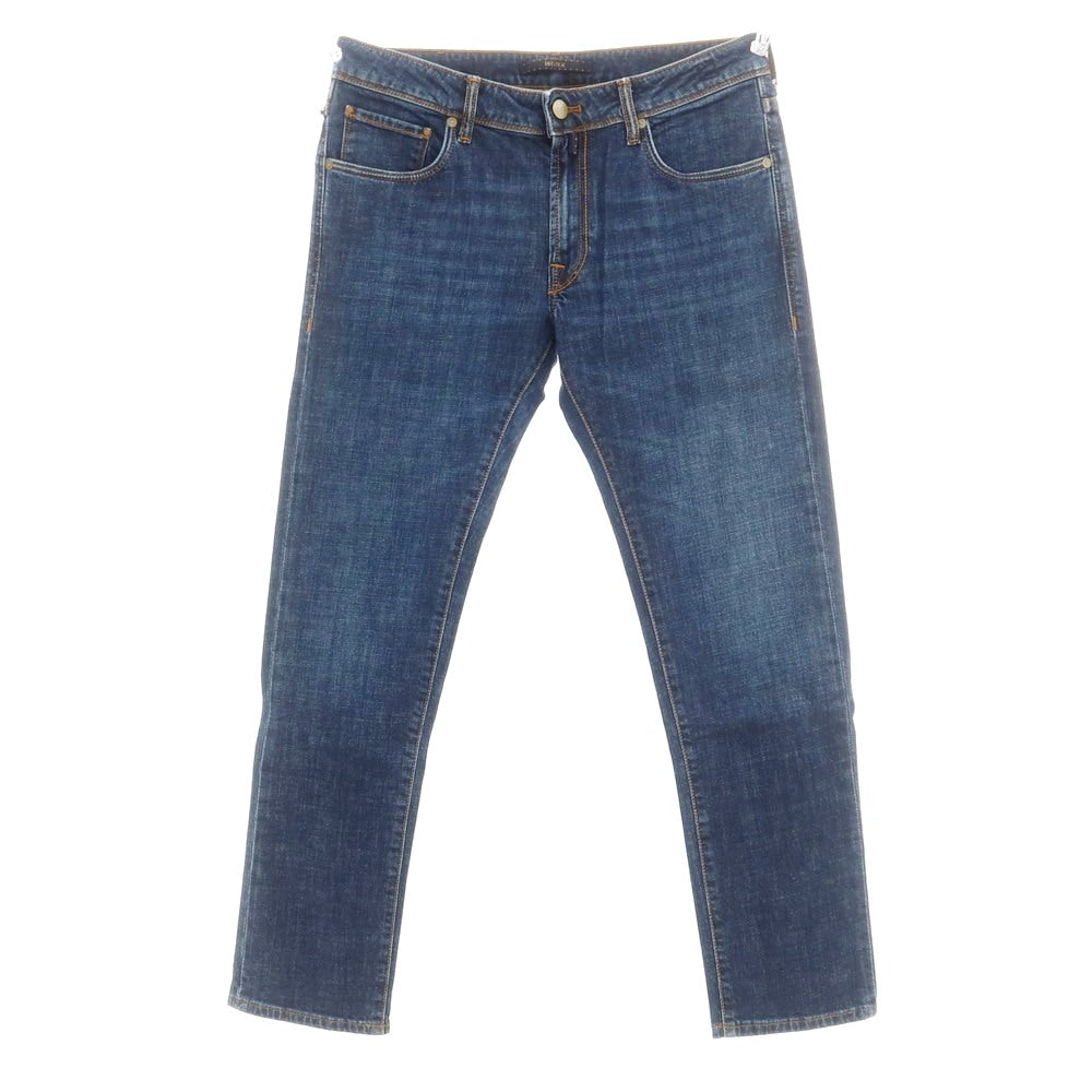 [New] INCOTEX BLUE DIVISION Slim Stretch Denim Pants Jeans Blue Indigo [33] [Condition Rank N] [Men&