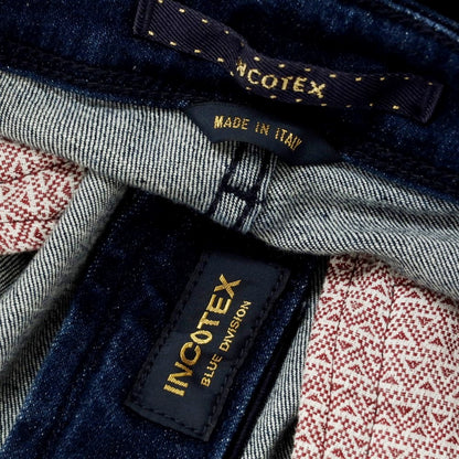 [New] INCOTEX BLUE DIVISION Slim Denim Pants Navy [33] [Condition Rank N] [Men&
