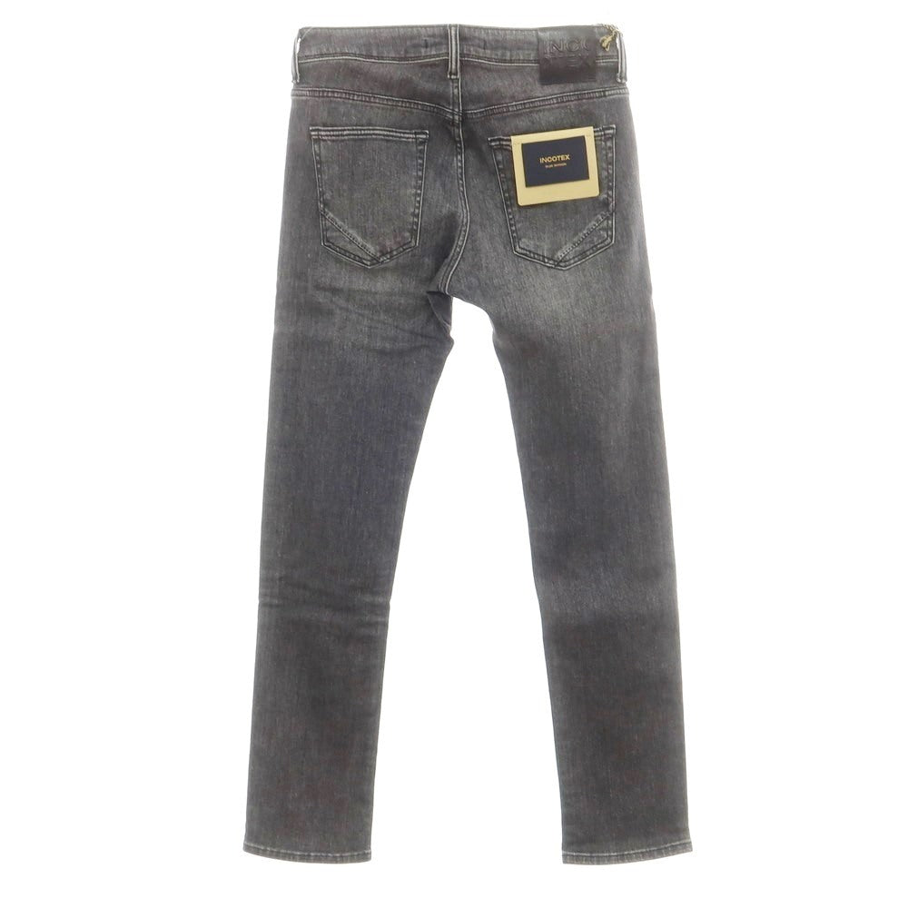 [New] INCOTEX BLUE DIVISION Slim Denim Pants Black (Gray) [30] [Condition Rank N] [Men&
