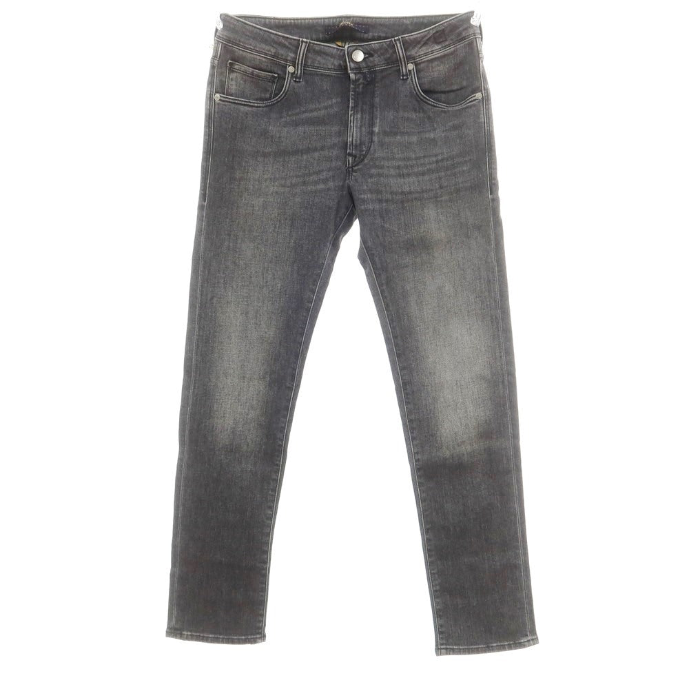 [New] INCOTEX BLUE DIVISION Slim Denim Pants Black (Gray) [32] [Condition Rank N] [Men&