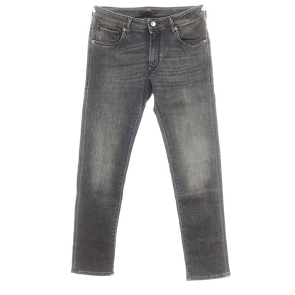 [New] INCOTEX BLUE DIVISION Slim Denim Pants Black (Gray) [32] [Condition Rank N] [Men&