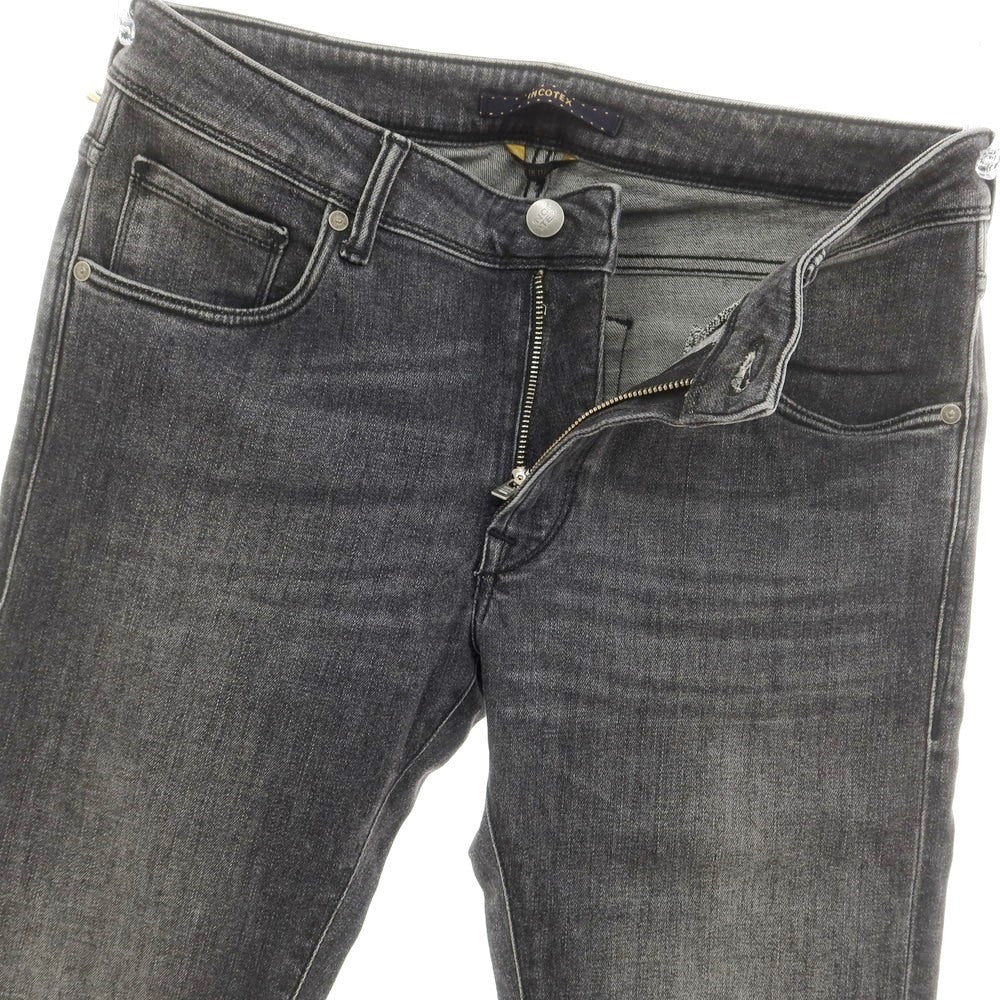 [New] INCOTEX BLUE DIVISION Slim Denim Pants Black (Gray) [32] [Condition Rank N] [Men&