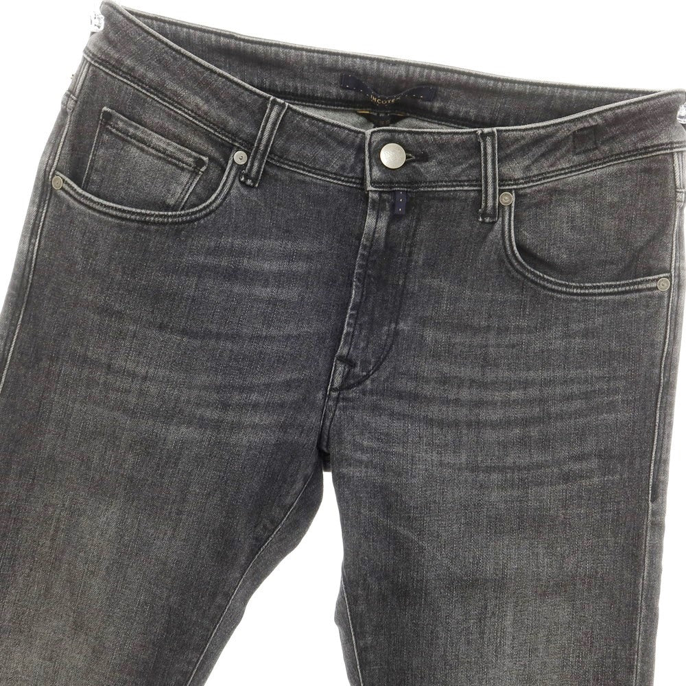 [New] INCOTEX BLUE DIVISION Slim Denim Pants Black (Gray) [34] [Condition Rank N] [Men&